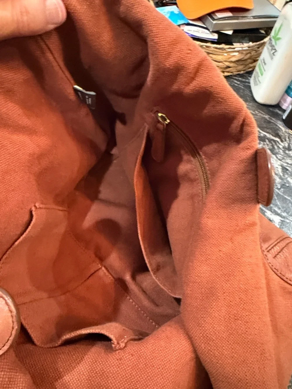 Frye Cognac Leather Shoulder Bag - Picture 4 of 7